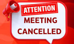 Planning Commission Meeting Cancelled